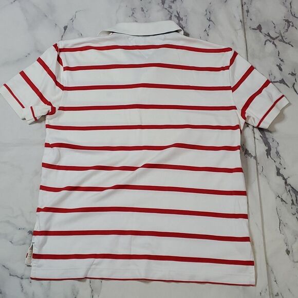 Tommy Hilfiger Red/White Stripe Polo - Picture 4 of 4